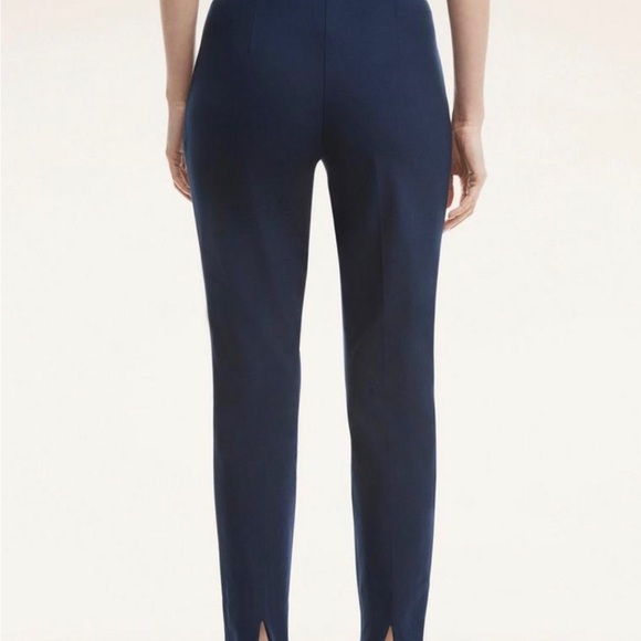 Brooks Brothers Side Zip Cotton Pant- Navy Size 4 - Used - Picture 2 of 4